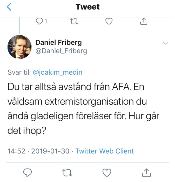 Sannfinländarnas ungdomsförbund kritiserade folkutbytet i en omtalad tweet med orden: ”Rösta på Sannfinländarna, så att Finlands framtid inte ser ut så här.”